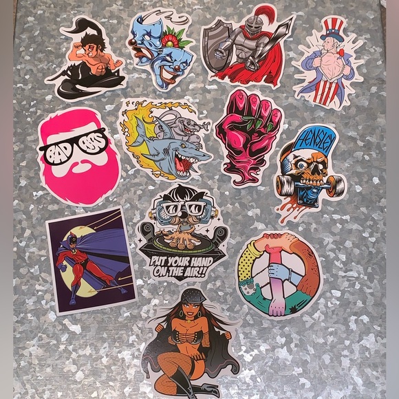 (70) Miscellaneous Vinyl Stickers - Picture 4 of 7